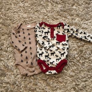 Woodland themed onesies